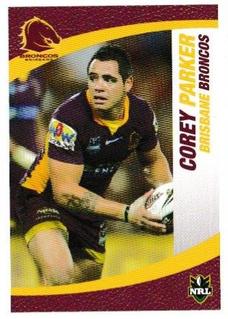 2008 Daily Telegraph NRL #7 Corey Parker Front